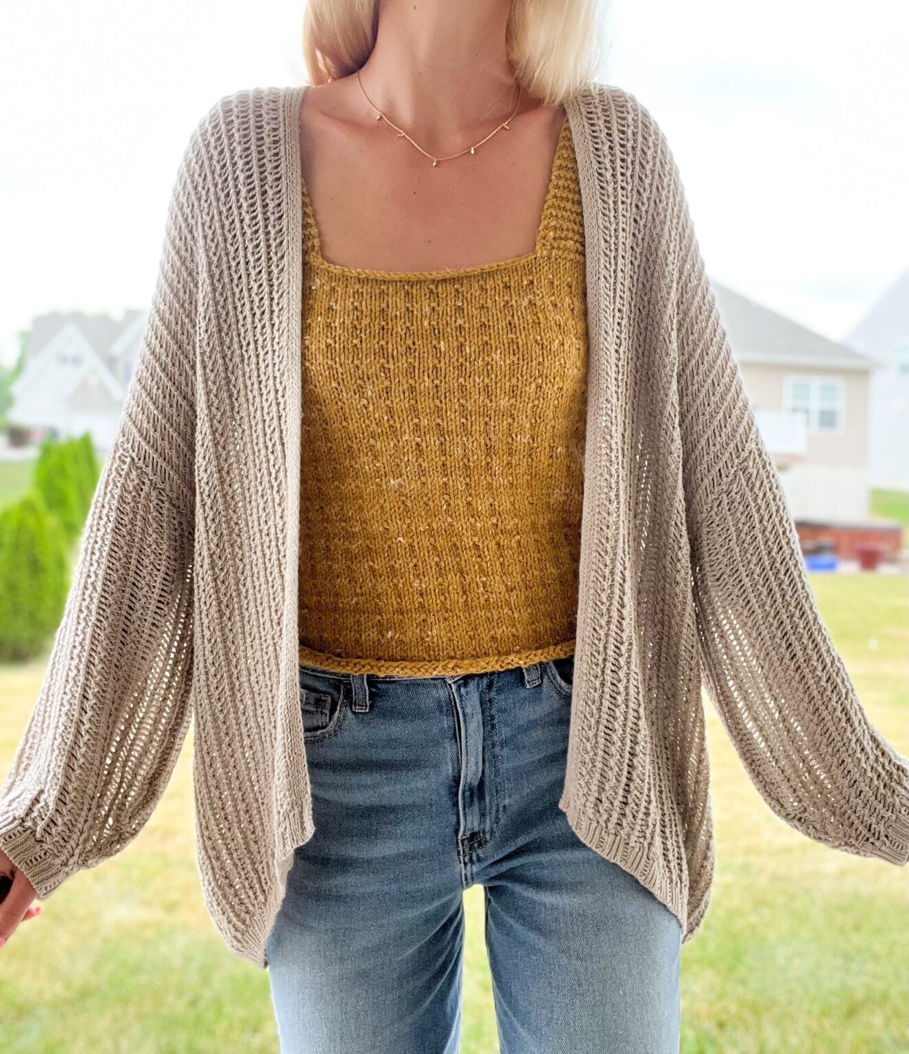 Easy Tank Top Knitting Pattern | Free Summer Knitting Pattern