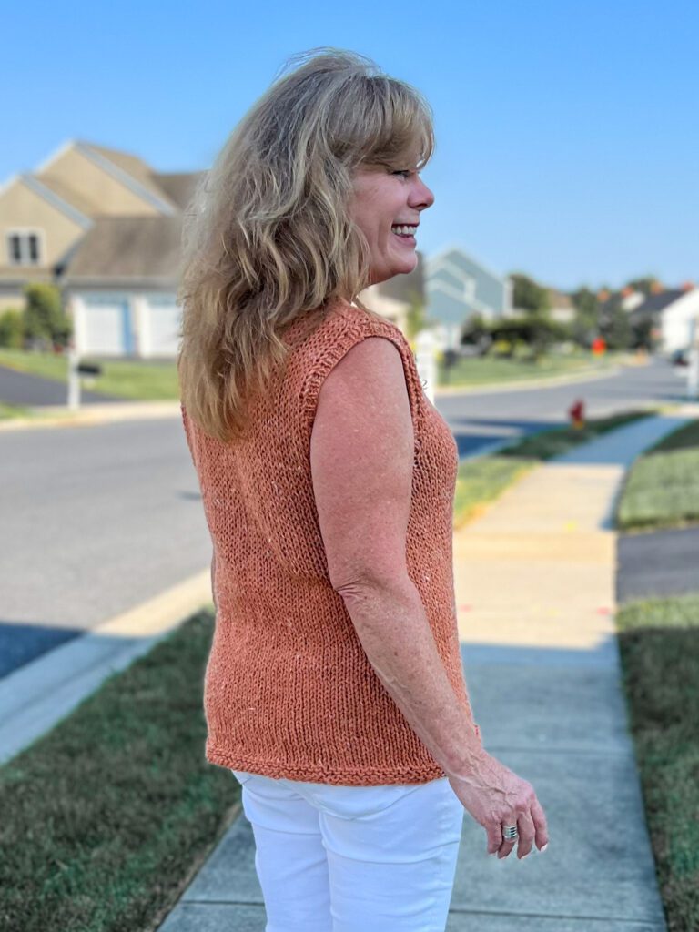 Free Tank Top Knitting Pattern Summer Knitting Project