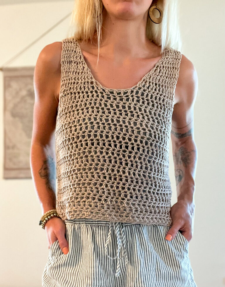 Simple Crochet Tank Top Pattern | DIY Crochet Top